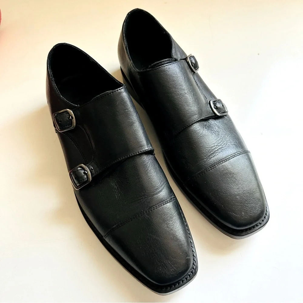 Thursday Boot Co. Black Saint Leather Shoes